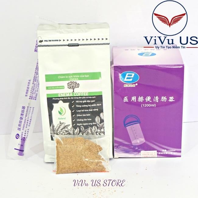 Combo Cà phê thải độc Enema hữu cơ