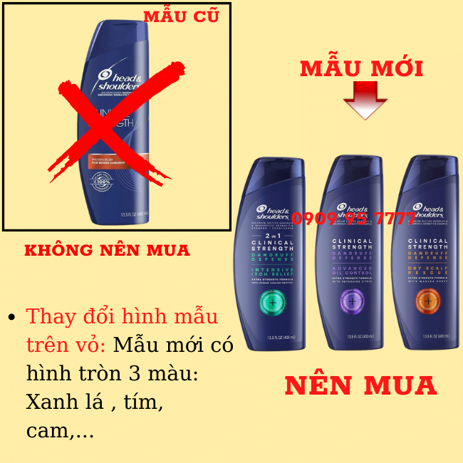 Phân Biệt Mẫu Mới Và Cũ Dầu Hội Head And Shoulders 400ml