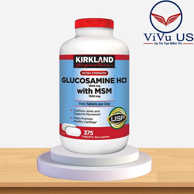 Viên Uống Bổ Xương Khớp Glucosamine Hci 1500mg 375 Viên Mỹ.