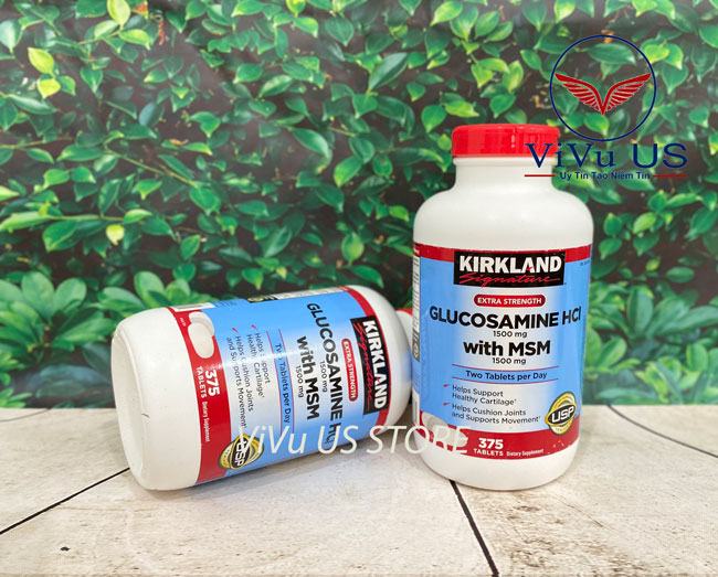 Viên Uống Glucosamine 375 Viên Hcl 1500mg Mỹ