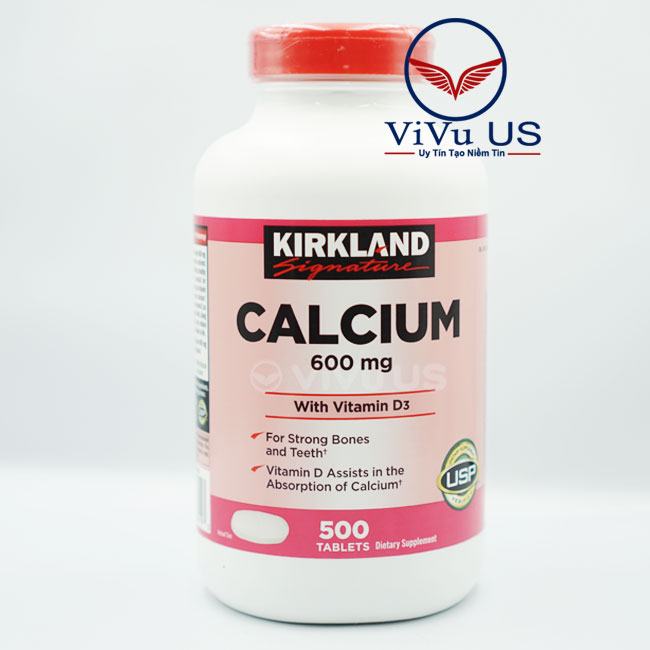 Canxi Kirkland Calcium 600mg D3 1
