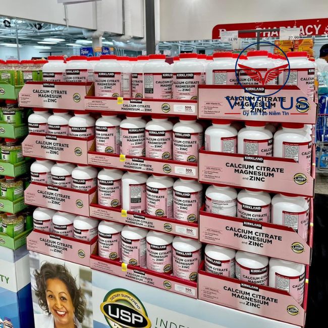 Canxi, Magie Kem Vitamin D3 Kirland 500v