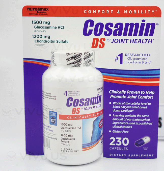 Review Cosamin DS 230 viên bồi bổ sụn khớp.