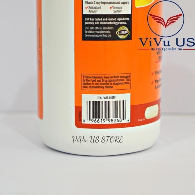 Mã vạch Vitamin C Kirkland 1000mg