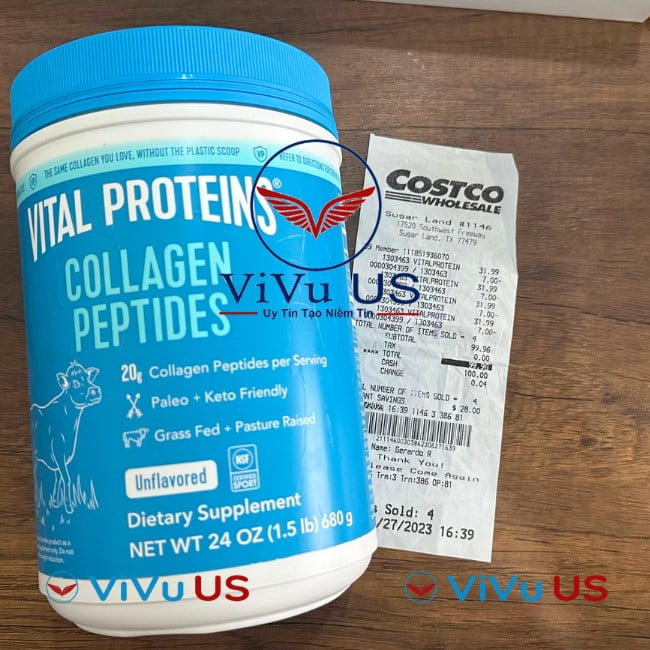 Bil Mua Bột Collagen Vital Proteins