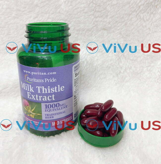 Thuoc Milk Thistle Extractitan’s Puritan’s Pride 1000mg
