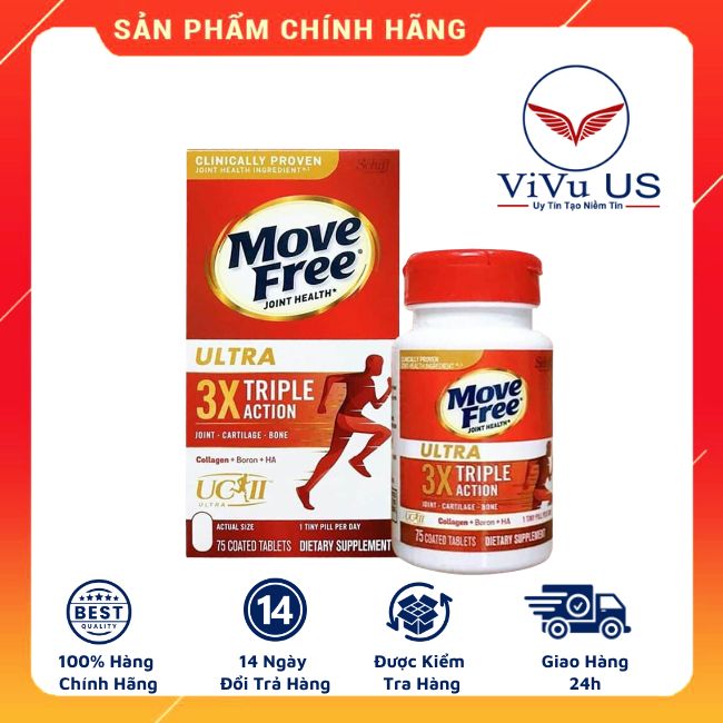 Vien Uong Schiff Move Free Ultra 75 Vien Mau Moi