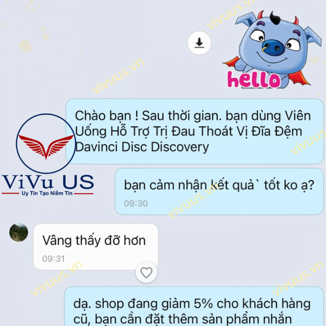 Viên Uống Hỗ Trợ Trị Đau Thoát Vị Đĩa Đệm Davinci Disc Discovery 180 Viên Của Mỹ
