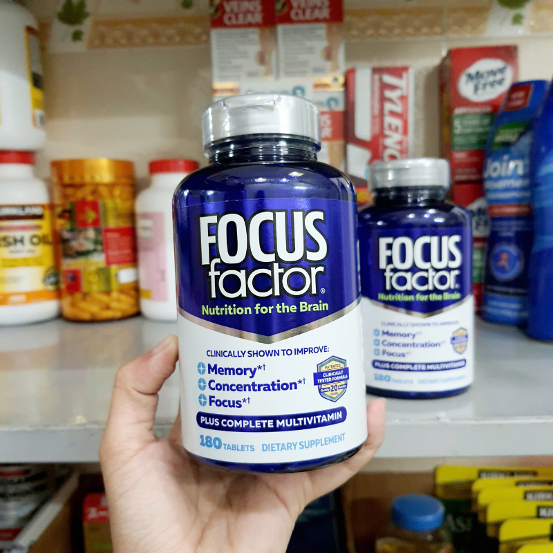 Focus Factor Nutrition For The Brain 180 Vien Mau Mới