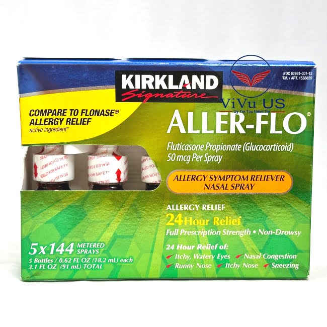 Xịt viêm xoang xoang aller flo kirkland