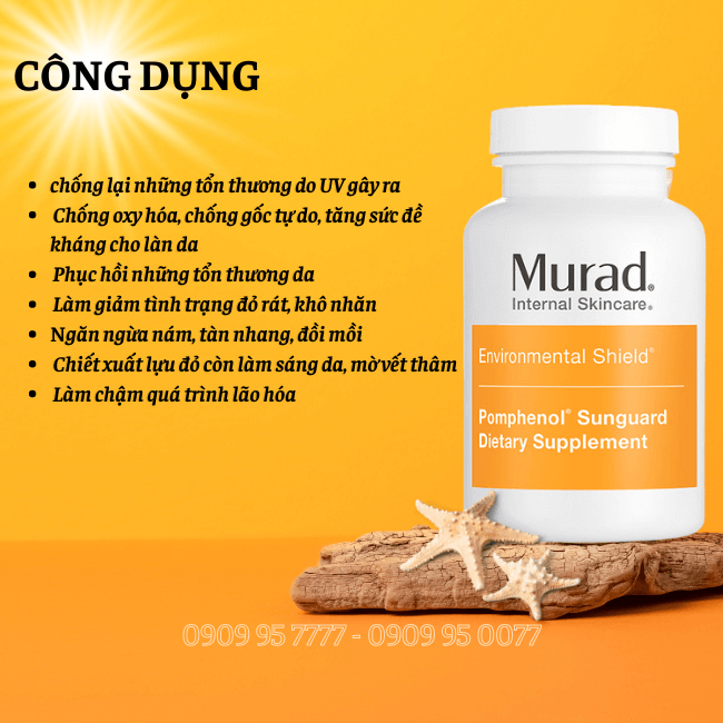 Vien Uong Chong Nang Murad Pomphenol Sunguard 60 Vien 3