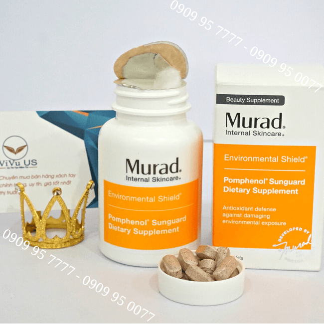 Cách phân biệt viên uống chống nắng murad giả