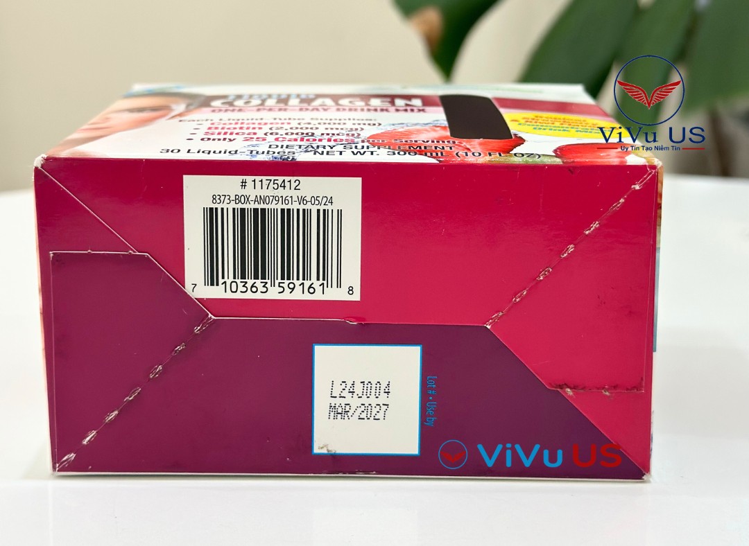 Mã Vạch Nước Uống đẹp Da Liquid Collagen Skin 30 Tuýp Của Mỹ