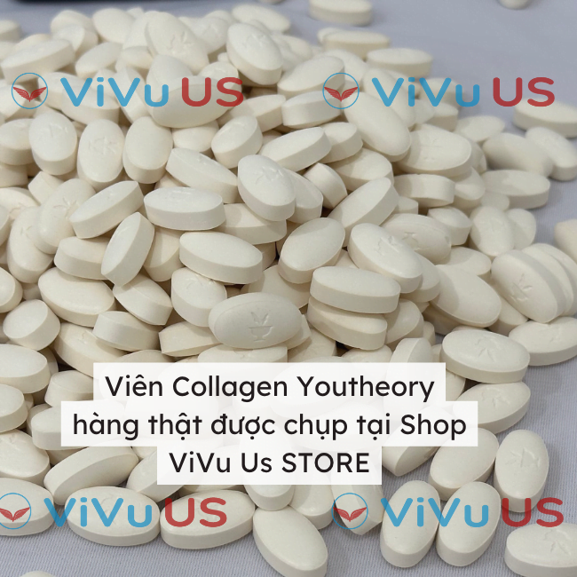 Cách phân biệt hàng thật và giả viên Collagen Youtheory 1 2 3 Của Mỹ 390 viên