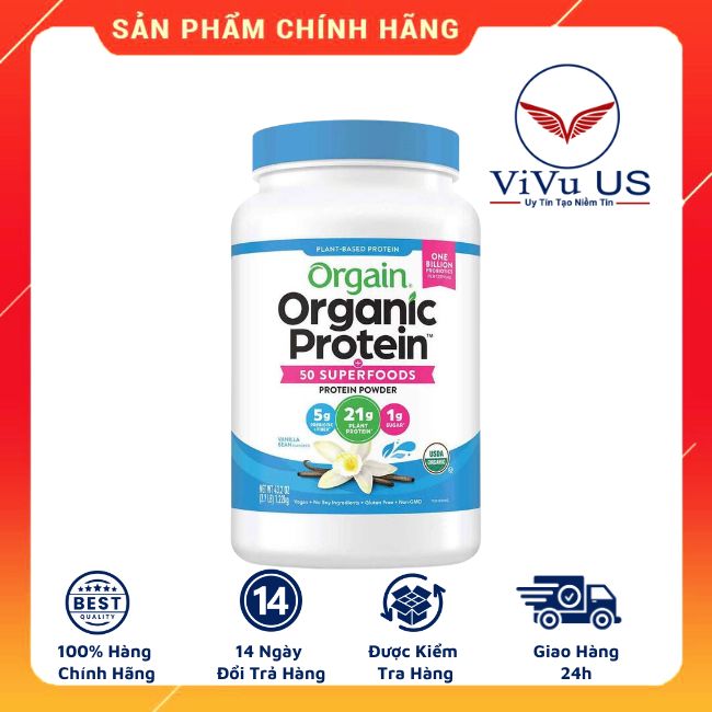 Bot Protein Huu Co Orgain Organic Protein Superfoods