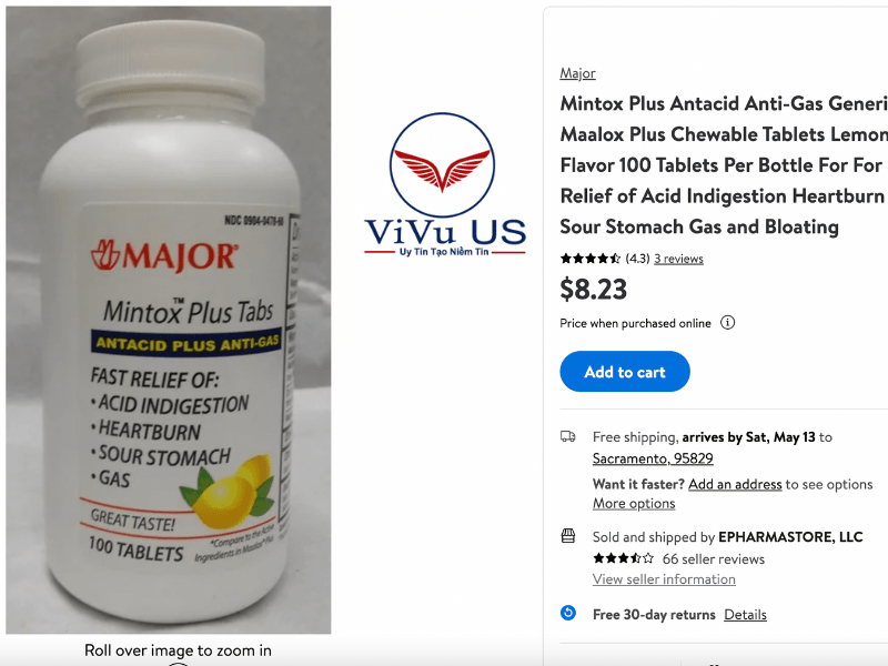 1. Review Major Mintox Plus trên Walmart như thế nào?