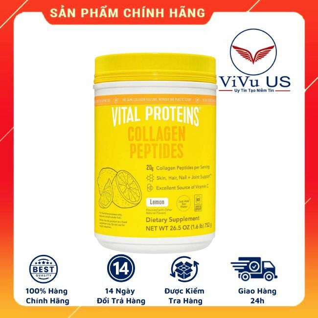 Vital Proteins Lemon Collagen Peptid 752gam
