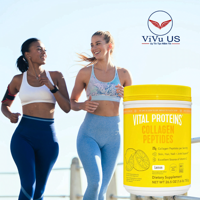 Bot Collagen Thuy Phan Vital Proteins Collagen Peptides Lemon 752g