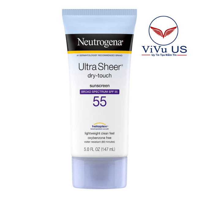 Kem Chong Nang Neutrogena Spf55 Ultra Sheer Dry Touch Set 147ml+88ml