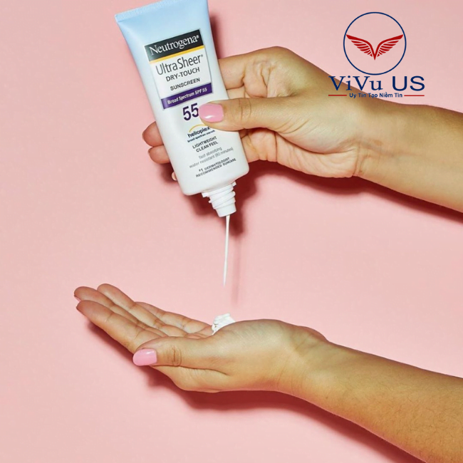 Kem Chong Nang Neutrogena Spf55 Ultra Sheer Dry Touch