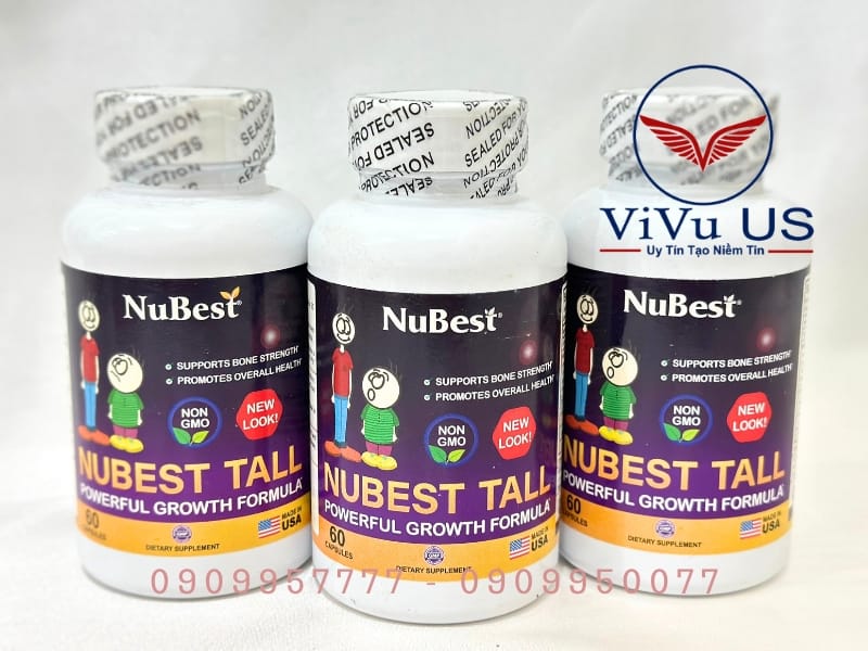 Vien uong tang chieu cao Nubest Tall New Look