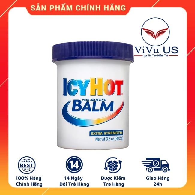 dau nong xoa bop Icy Hot Balm Pain Relieving