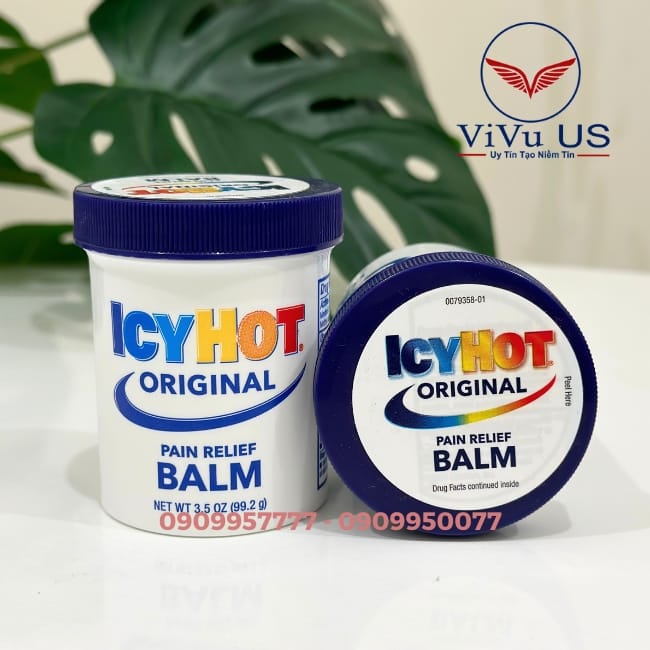 Dau xoa bop giam đau nhuc Icy Hot Balm Pain Relieving cua My