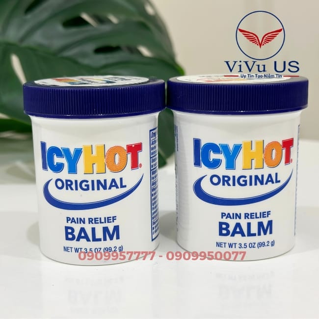 Dau xoa bop giam đau nhuc Icy Hot Balm Pain Relieving cua My