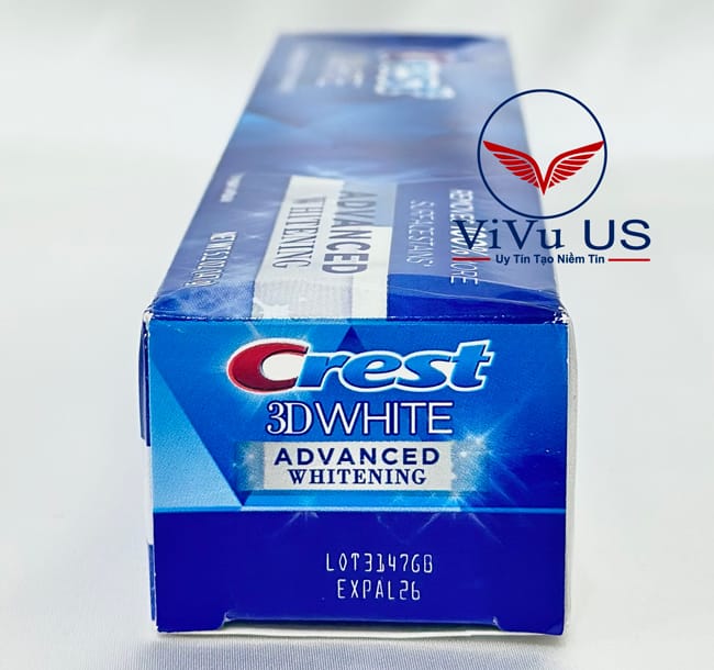 han su dung Crest 3D White 147g Advanced Whitening