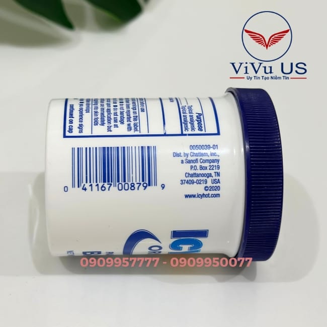 Ma Vach Dau xoa bop giam đau nhuc Icy Hot Balm Pain Relieving cua My