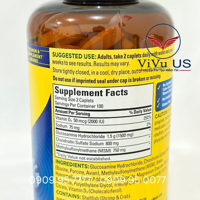 thanh phan Nature Made Triple Flex Strength