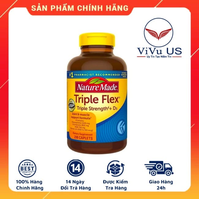 vien uong Triple Flex 200 Vien Nature Made