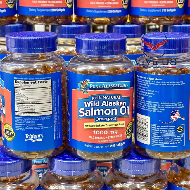Vien uong dau ca hoi Pure Alaska Omega 3 20 vien