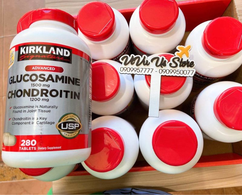 cach phan biet hang that va gia vien uong glucosamine 1500mg chondroitin 1200mg 1