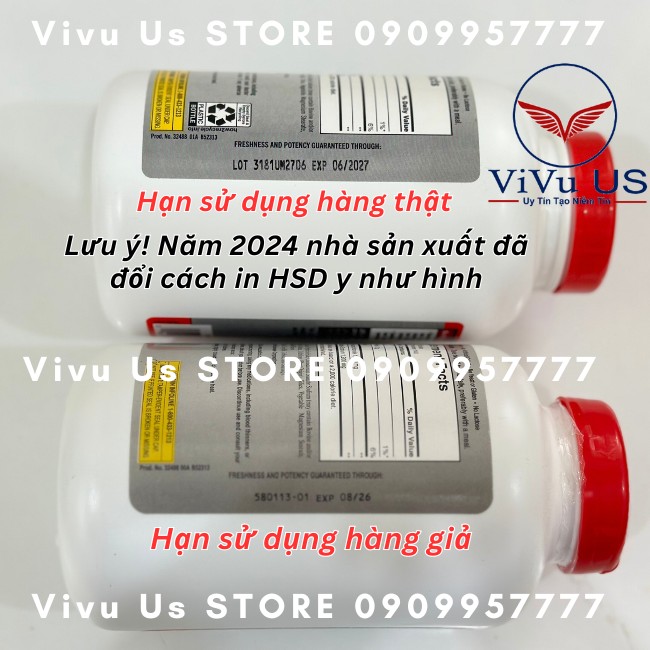 cach phan biet hang that va gia vien uong glucosamine 1500mg chondroitin 1200mg 280 vien