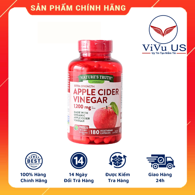 Organic Apple Cider Vinegar 1200mg