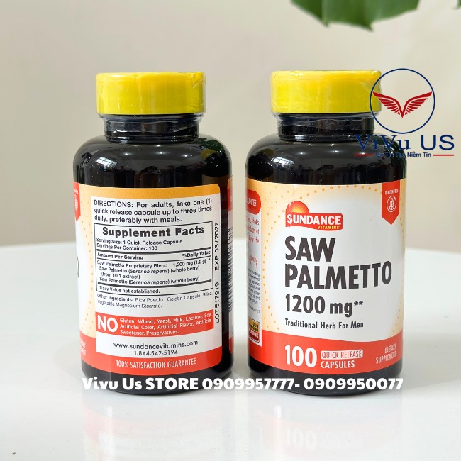 Saw Palmeto Sundance 1200mg Chinh Hang My