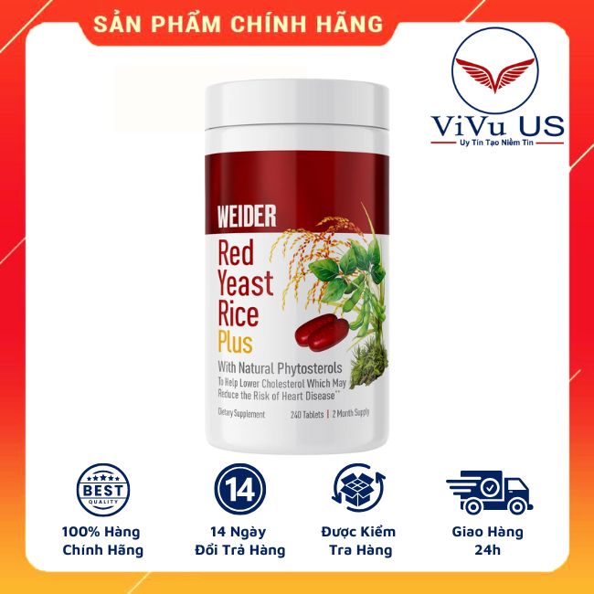 Weider Red Yeast Rice Plus 1200mg