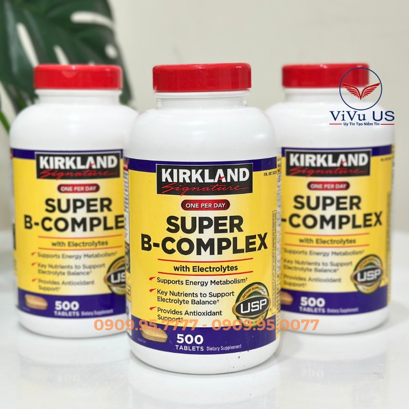 Vitamin B Tổng Hợp Kirkland Super B Complex