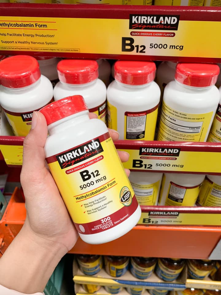 Vitamin B12 5000mcg Kirkland 300 Viên